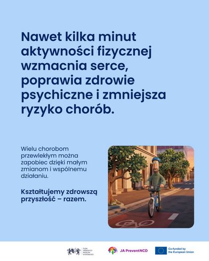 grafika promująca kształtowanie zdrowej przyszłości