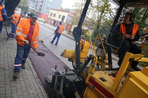 Budowa dróg rowerowych w Śródmieściu. Fot. W. Troszka