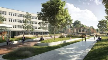 Plac Armii Krajowej - wizualizacja nowego zagospodarowania 