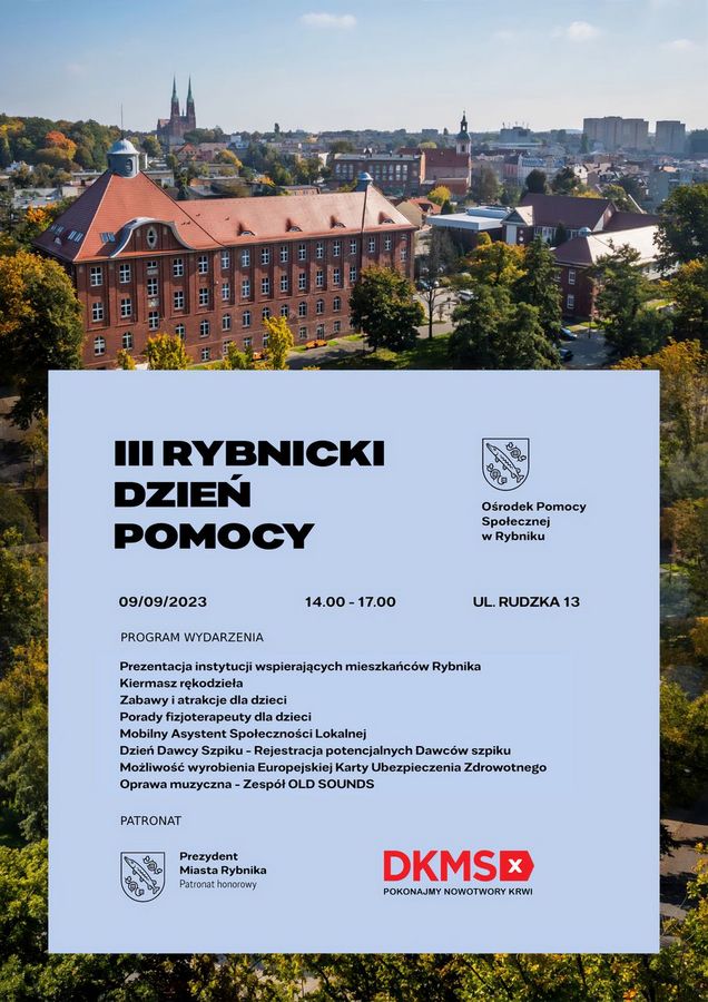 Plakat Rybnickiego Dnia Pomocy