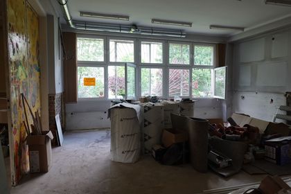 Remont nowej filii bibliotecznej na Nowinach