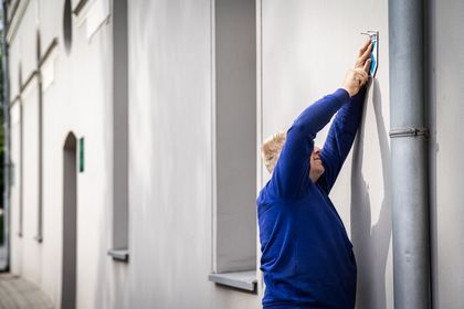 Znakowanie rybnickich zabytków Błękitnymi tarczami 