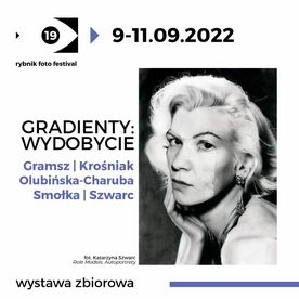 Grafika zapowiadająca wystawę zdjęć Rybnik Foto Festival 2022
