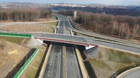 Dwupasmowa Droga Regionalna z lotu ptaka