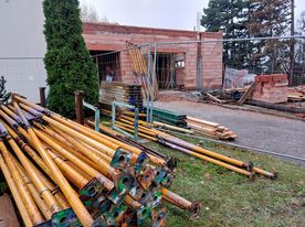 Plac budowy krematorium na rybnickim cmentarzu