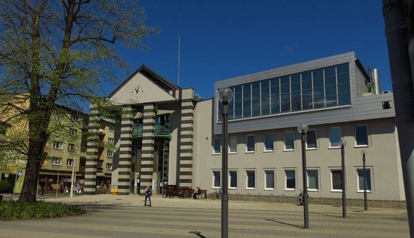 Fasada budynku urzędu miasta Rybnika