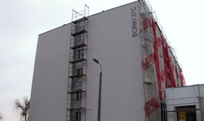 Modernizacja budynku przy ul. Borki 37 C. Fot. ZGM