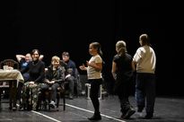 Próby do spektaklu "Rybnicka Opowieść Wigilijna"