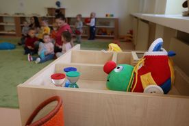 Wnętrze żłobkowej sali zabaw