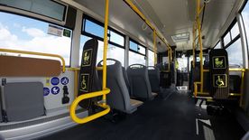 Prezentacja rybnickiego autobusu hybrydowego w Rybniku