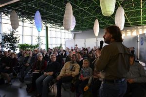 Spotkanie z Adamem Wajrakiem w UM Rybnik. Fot. A. Świderska 