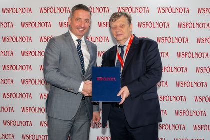 Wręczenie prezydentowi Miasta Rybnika dyplomu za 4 miejsce w rankingu Pisma Samorządu Terytorialnego Wspólnota „Sukces Społeczny Kadencji 2018-2023” 