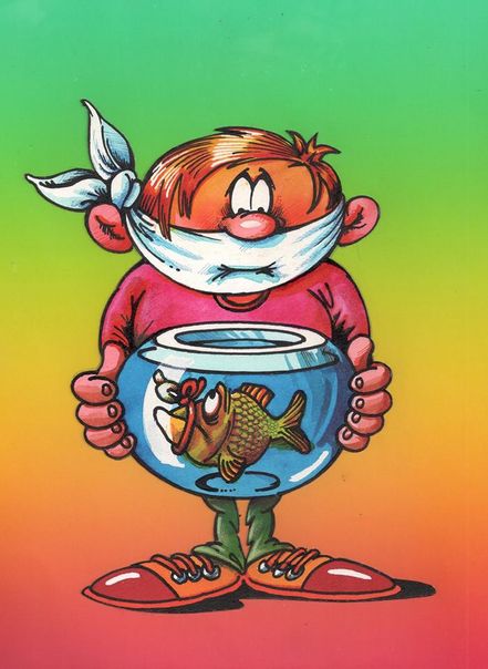 Jeden z rysunków Edwarda Lutczyna