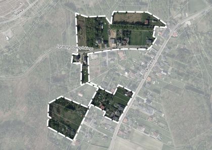 widok planu dzielnicy