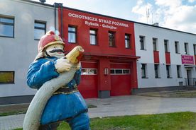 Zmodernizowany budynek OSP Golejów