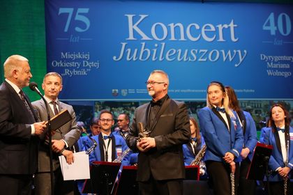 Koncert z okazji 75-lecia Miejskiej Orkiestry Dętej Rybnik połączony z wręczeniem Orkiestrze Złotej Honorowej Lampki Górniczej 