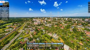 Rybnik z lotu ptaka - panorama miasta