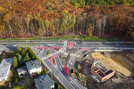 Nowe skrzyżowanie na ul. Raciborskiej i Sportowej w Rybniku