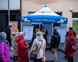 Spotkanie z mieszkańcami na deptaku
