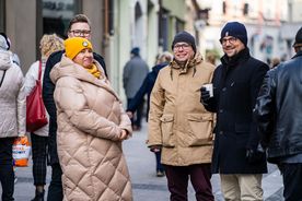 Spotkanie z mieszkańcami na deptaku