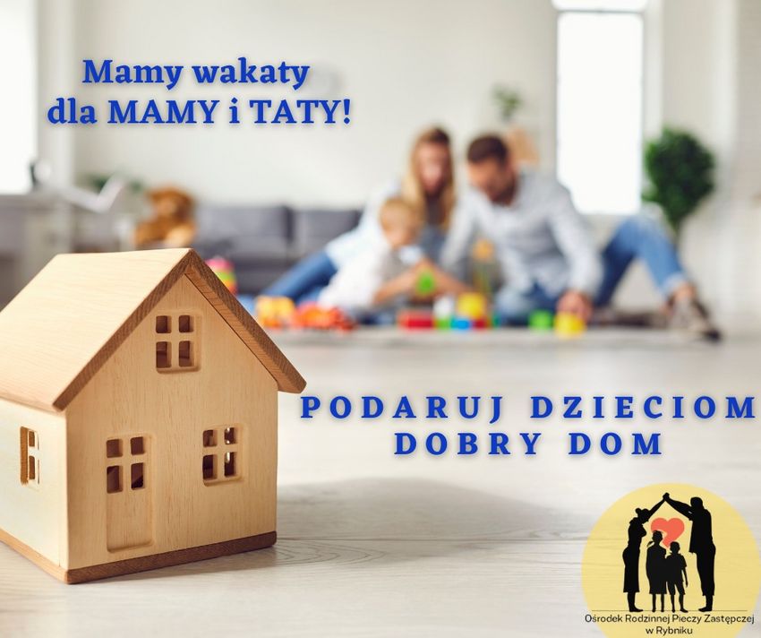Grafika promująca rodzicielstwo zastępcze 