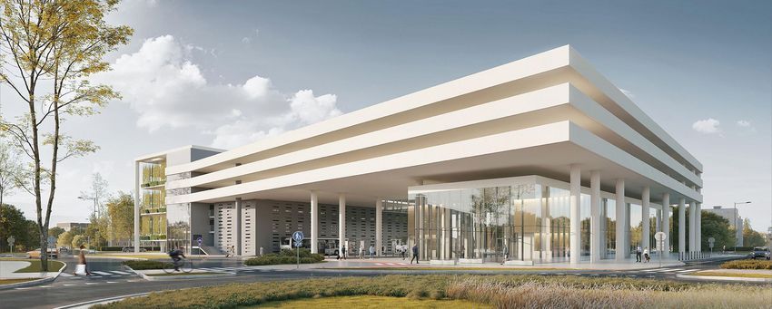 Wizualizacja centrum przesiadkowego