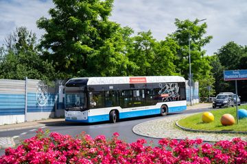 autobus na rondzie