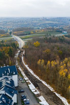 Przebudowa drogi z lotu ptaka