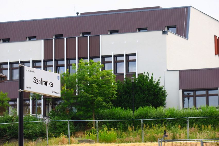 Budynek rybnickiej biblioteki po termomodernizacji