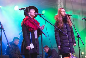 Rybnickie Boże Narodzenie i Kolędowanie. W śnieżnej krainie. Fot. M. Paszek 
