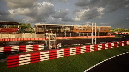 Wizualizacja toru kartingowego 