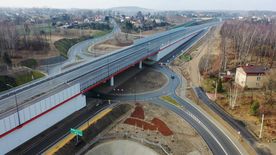 Dwupasmowa Droga Regionalna z lotu ptaka