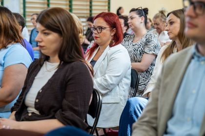 uczestnicy konferencji Edukacja bez barier, podsumowująca działalność Specjalistycznego Centrum Wspierającego Edukację Włączającą 