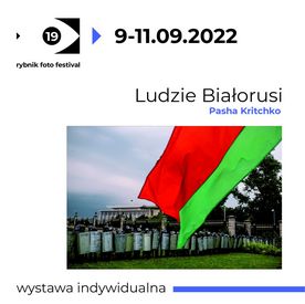 Grafika zapowiadająca wystawę zdjęć Rybnik Foto Festival 2022