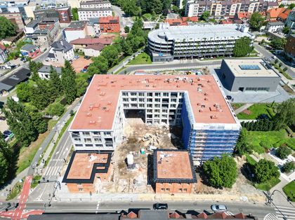 Prace na budowie pierwszej inwestycji rybnickiego Towarzystwa Budownictwa Społecznego przy ul. Hallera 