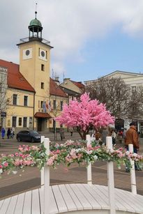 Wielkanocne ozdoby na rynku i rybnickich placach