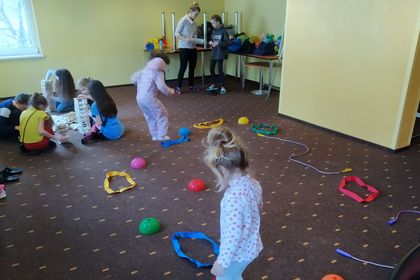 Zajęcia animacyjne dla dzieci z Ukrainy w hotelu Olimpia