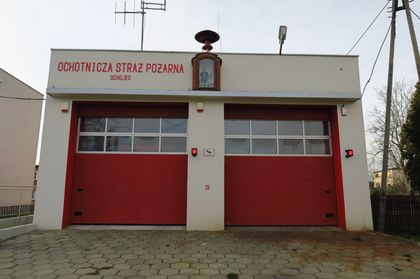 Budynek Ochotniczej Straży Pożarnej w Golejowie po modernizacji. 