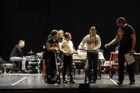 Próby do spektaklu "Rybnicka Opowieść Wigilijna"