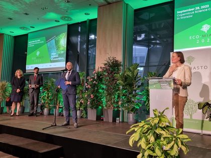 Konferencja „Nadzieja w czasach niepewności” w Centrum Nauki Kopernik w Warszawie, która była podsumowaniem tegorocznej edycji projektu Eco-miasto.