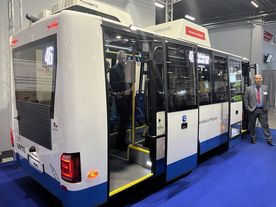 Rybnicki autobus miejski na targach TRANSEXPO