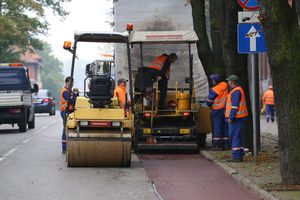 Budowa dróg rowerowych w Śródmieściu. Fot. W. Troszka