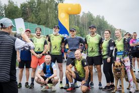 Uroczyste otwarcie drogi regionalnej - przejazd rowerzystów