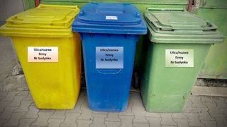 Pojemniki na odpady segregowane