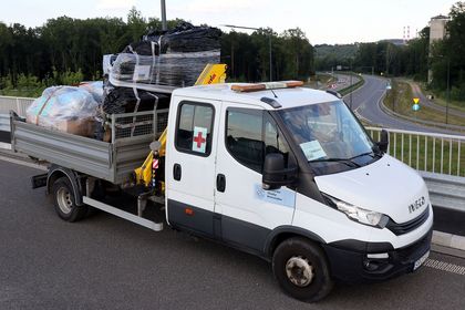 Samochód RSK z pomocą Ukrainie