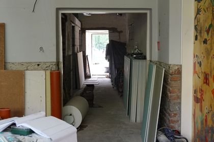 Remont nowej filii bibliotecznej na Nowinach