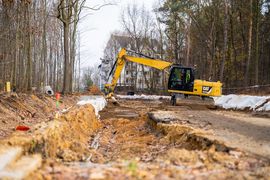 Przebudowa drogi z lotu ptaka