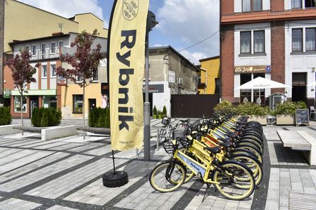 Rowery miejskie w przestrzeni Rybnika