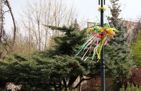 Wielkanocne ozdoby na rynku i rybnickich placach