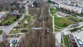 Kładka dla pieszych nad tormami kolejowymi 